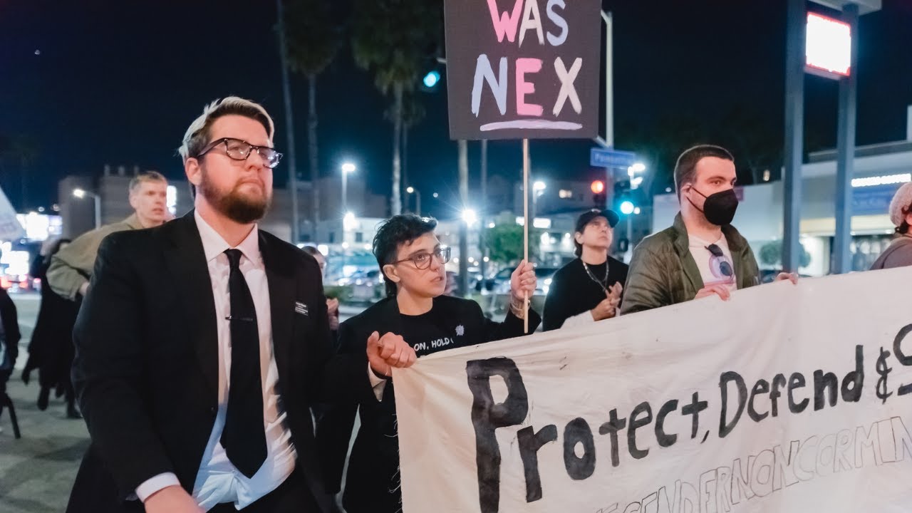 LA Vigil & March for Nex Benedict / Ryan Cassata "Trans Future" Speech