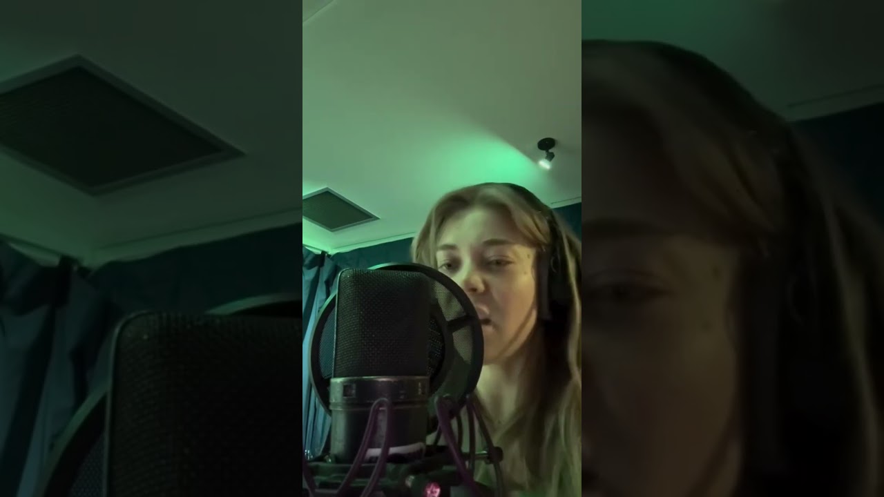 little stripped back clip of me in the booth recording the Never Be Alone acoustic for you guys