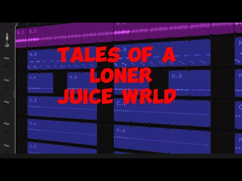 TALES OF A LONER BY JUICE WRLD REMAKE IN GARAGEBAND