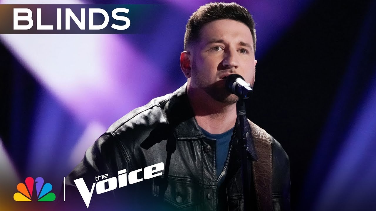 Rob Cole Bares His Heart With "Must Be Doin' Something Right" | The Voice Blind Auditions | NBC