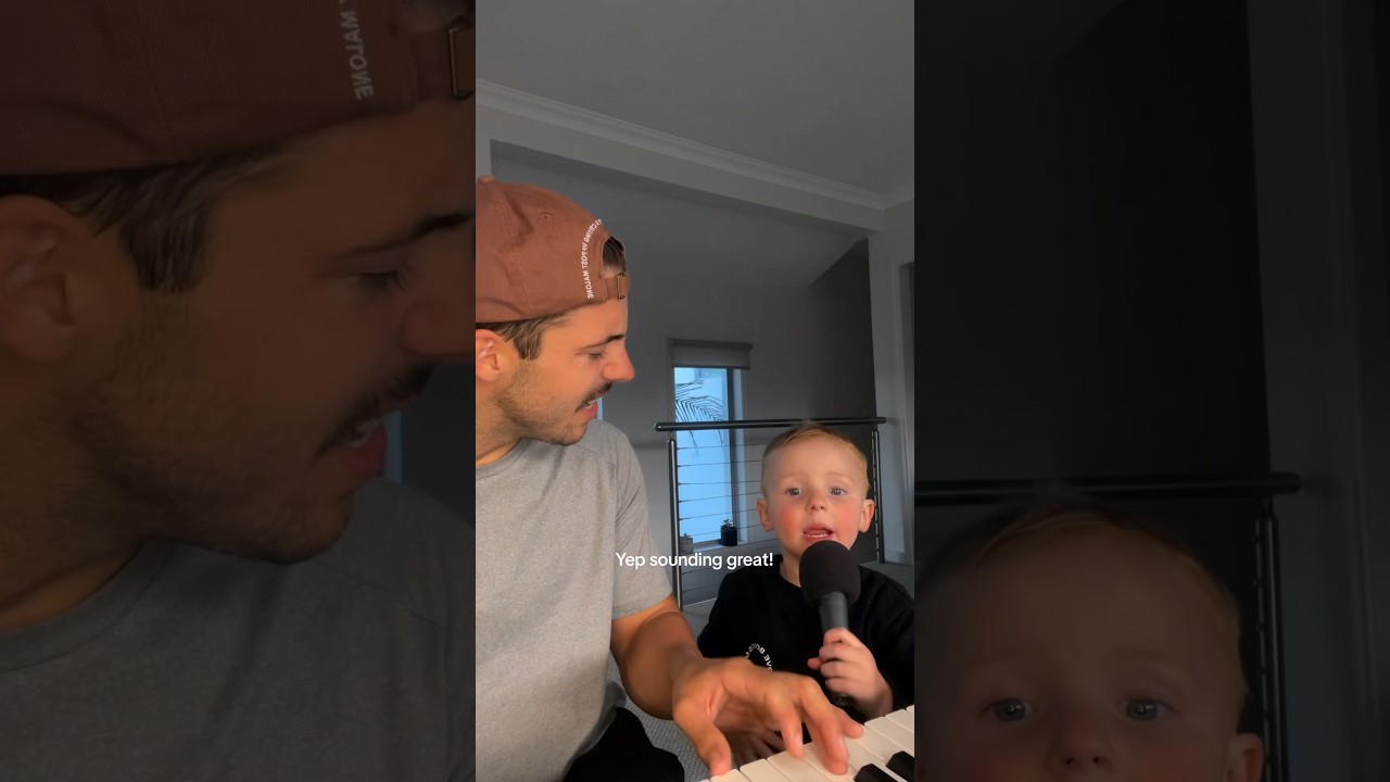 He’s a natural 🥹 #songwriter #duet #toddlers #originalsound