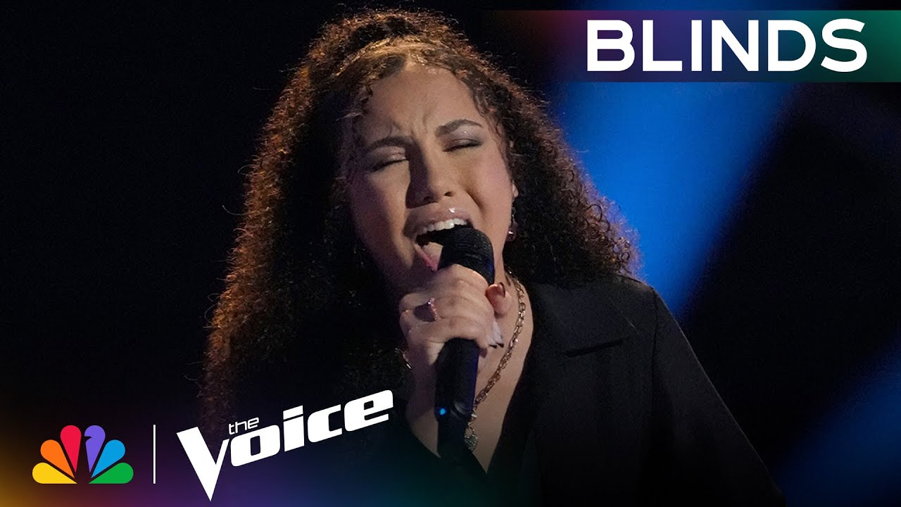 Four-Chair Turn for 16-Year-Old Serenity Arce Singing "This City" | The Voice Blind Auditions | NBC