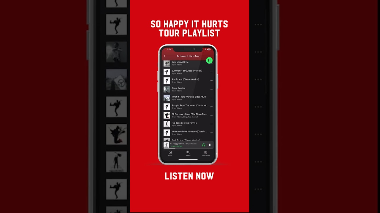Listen to the #sohappyithurtstour playlist on your way to the show!