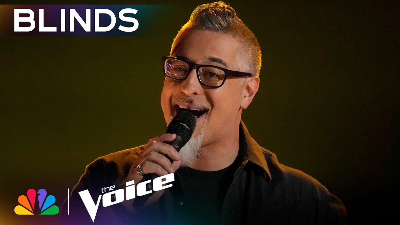 Hopeful Family Man Gives the Coaches a Moment They Won't Forget | The Voice Blind Auditions | NBC