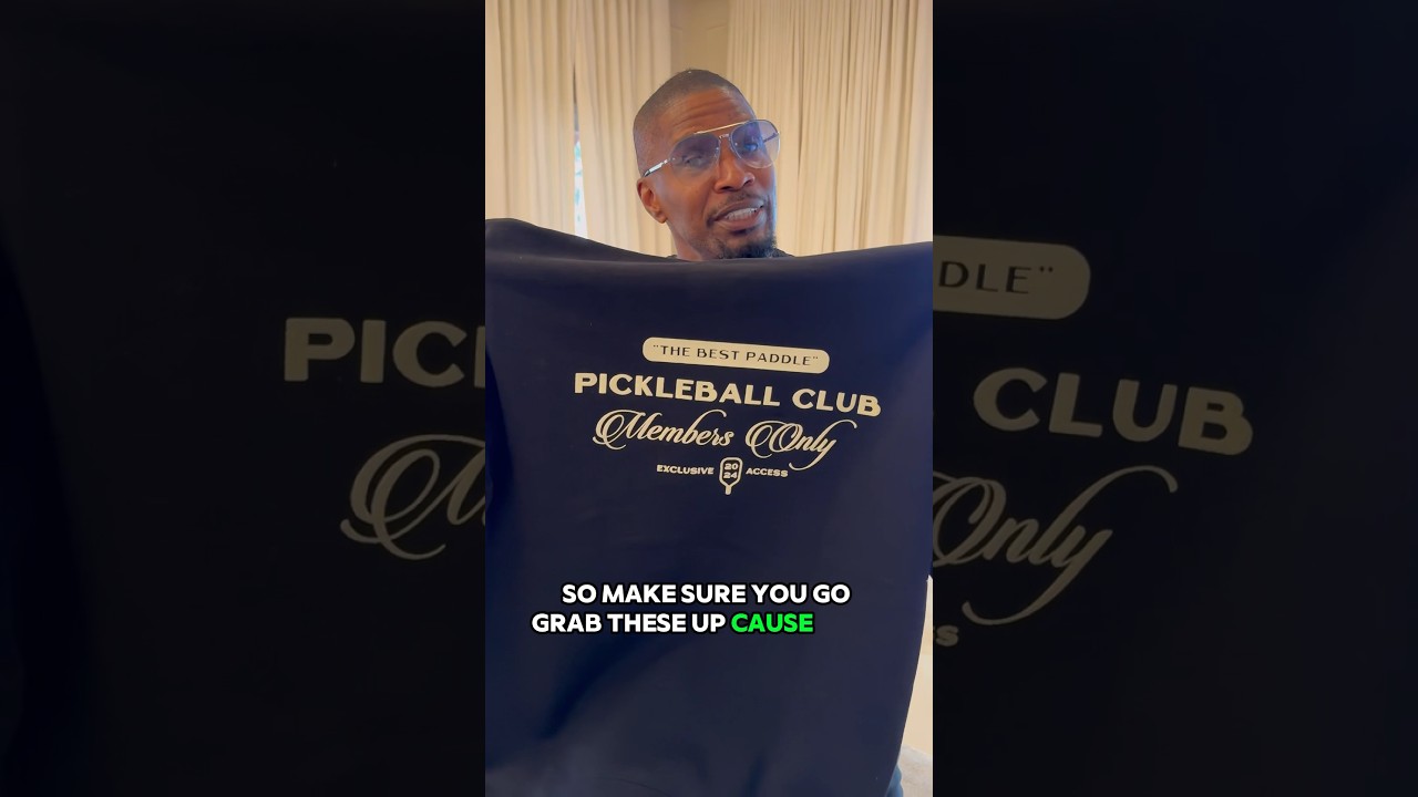 Limited Edition Pickleball Club Crewneck! Buy Now at TheBestPaddle.com #jamiefoxx #pickleball