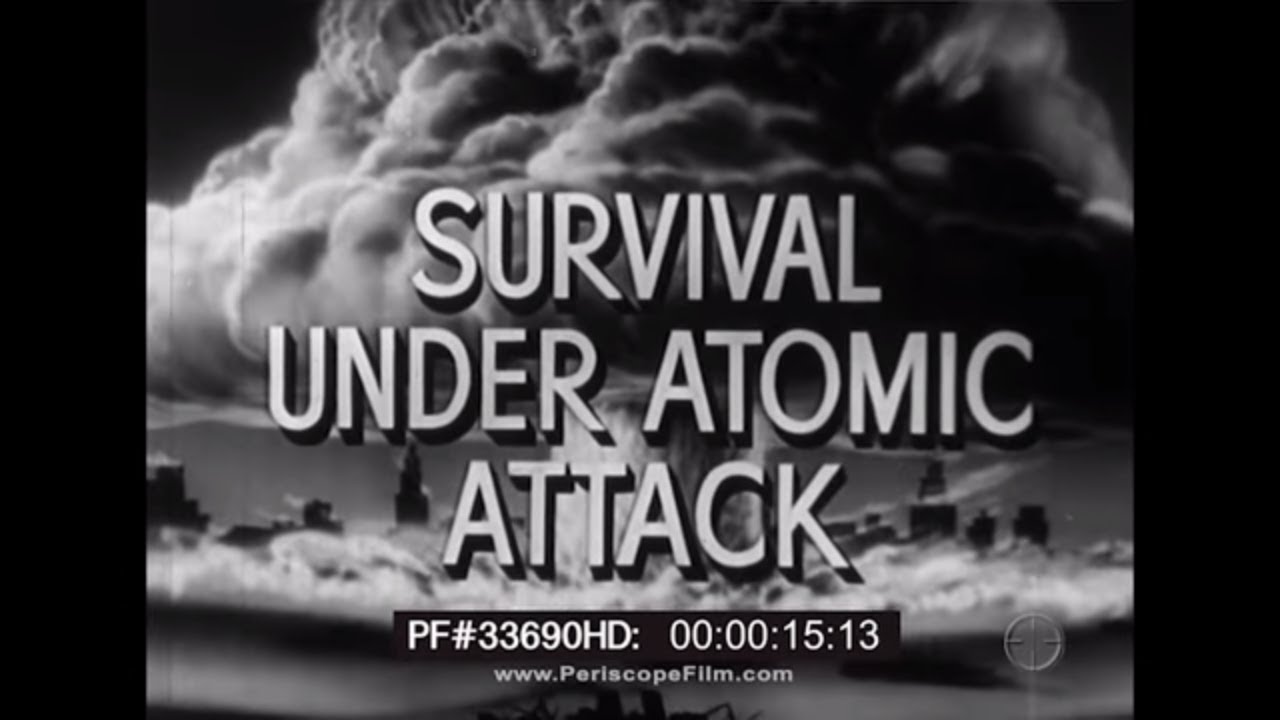 Survival Under Atomic Attack 1951 NUCLEAR BOMB SHELTER FILM 29180 HD