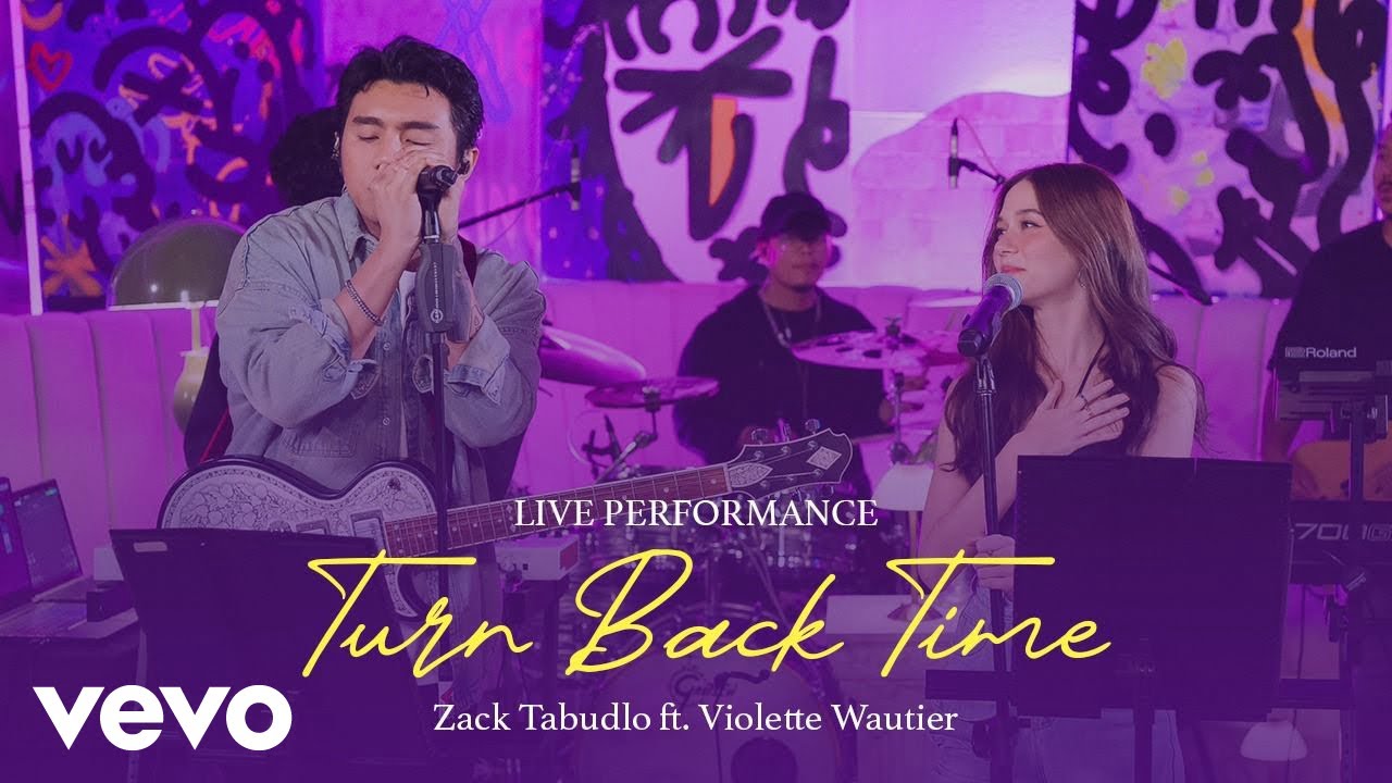 Zack Tabudlo - Turn Back Time (Official Live Performance) ft. Violette Wautier