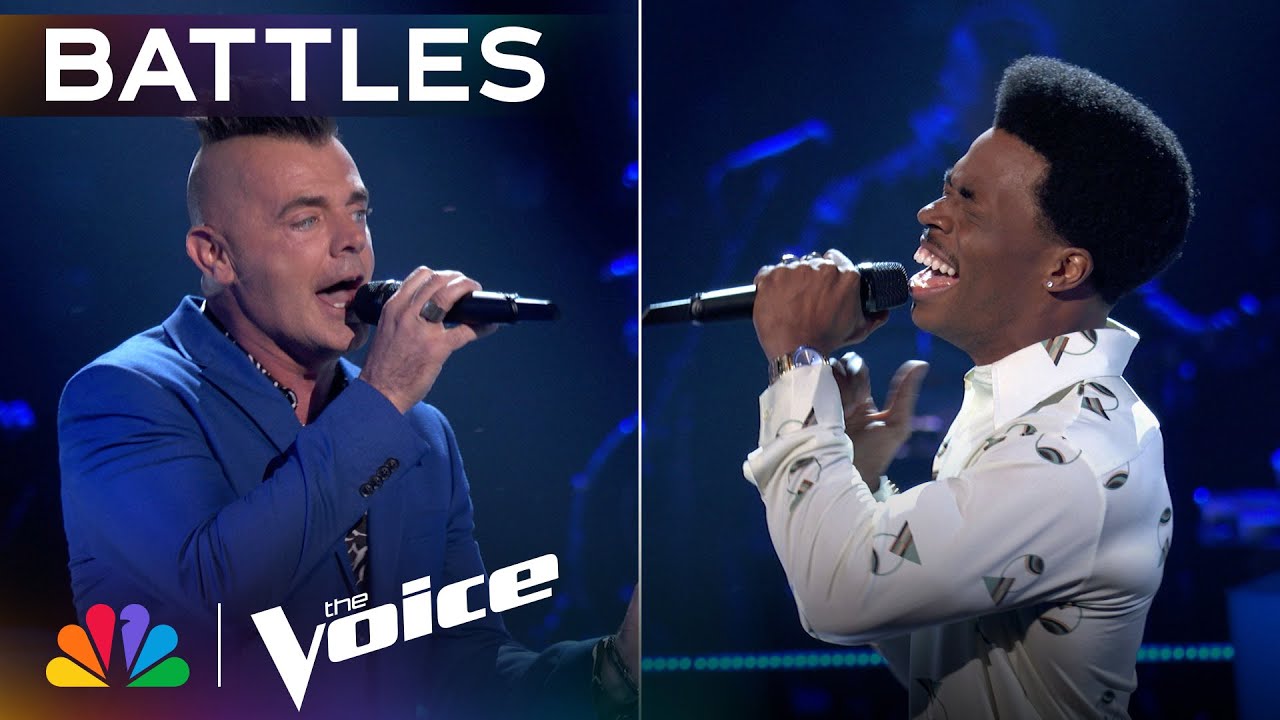 Bryan Olesen and Nathan Chester Rock Out on "Rolling in the Deep" | The Voice Battles | NBC