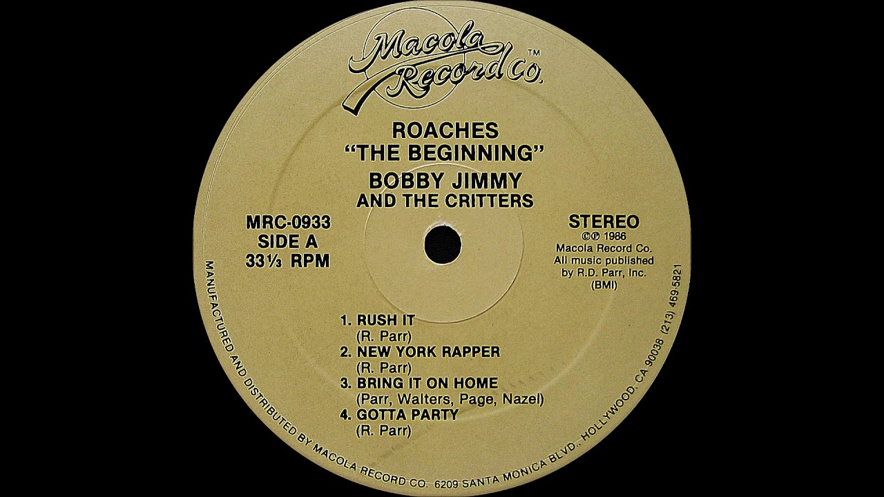 Bobby Jimmy And The Critters - New York Rapper ( Roaches : The Beginning 1986 )