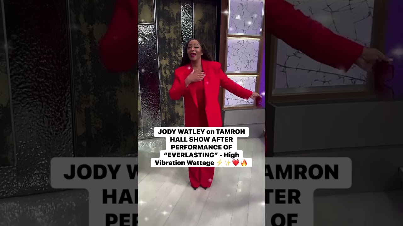 Jody Watley -Watch What Happens After Performing New Single “EVERLASTING” on Tamron Hall Show