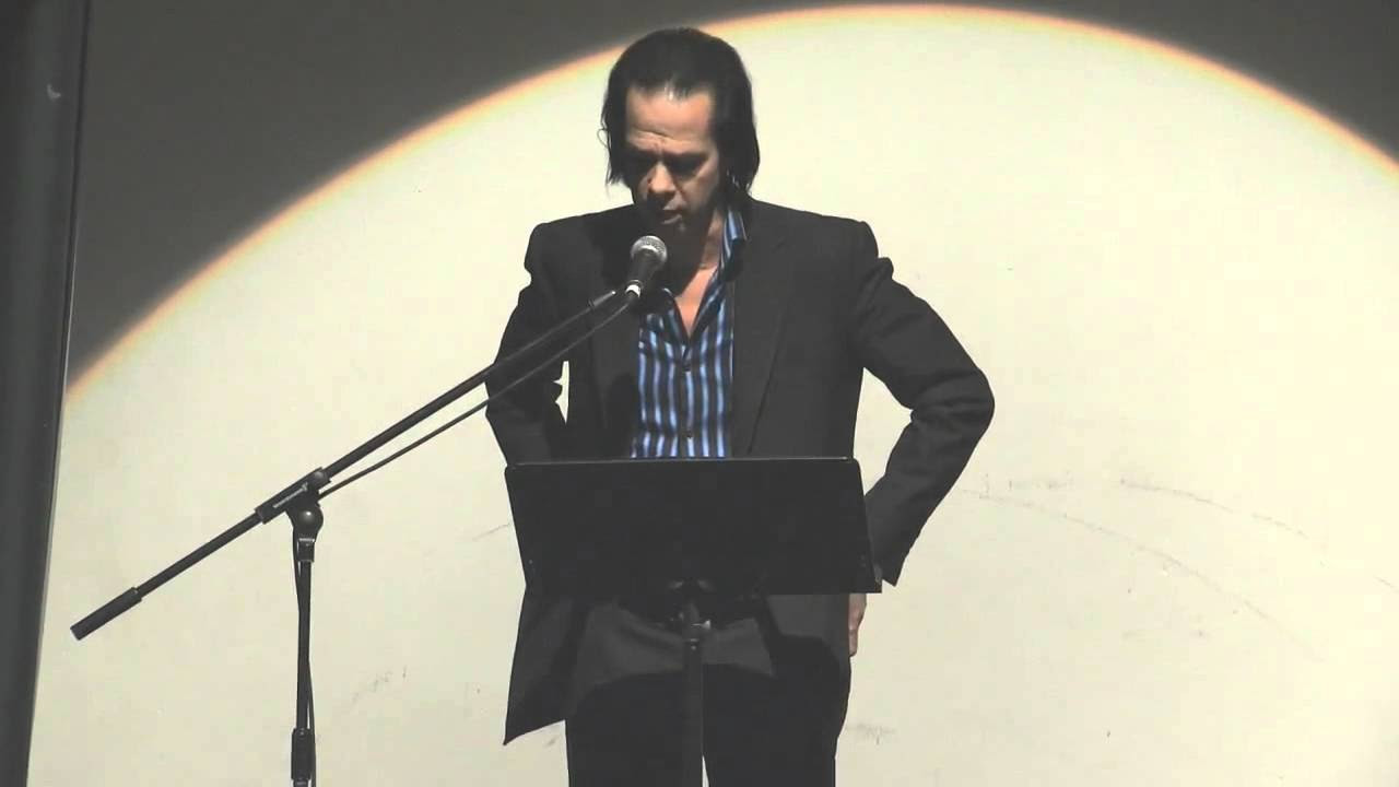 2013 12 10 Nick Cave reads his letter to MTV at LettersLive