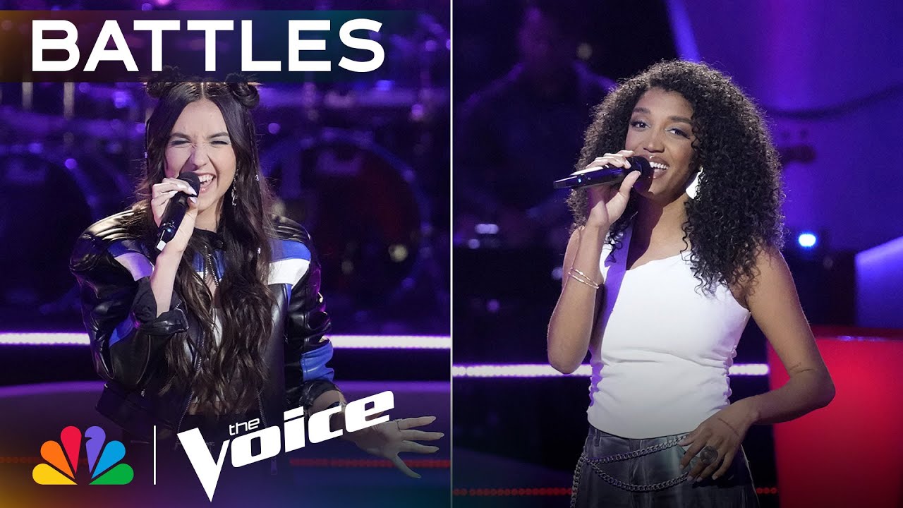 Maddie Jane & Nadège's Stellar Performance of "Can't Take My Eyes Off Of You" | The Voice Battles