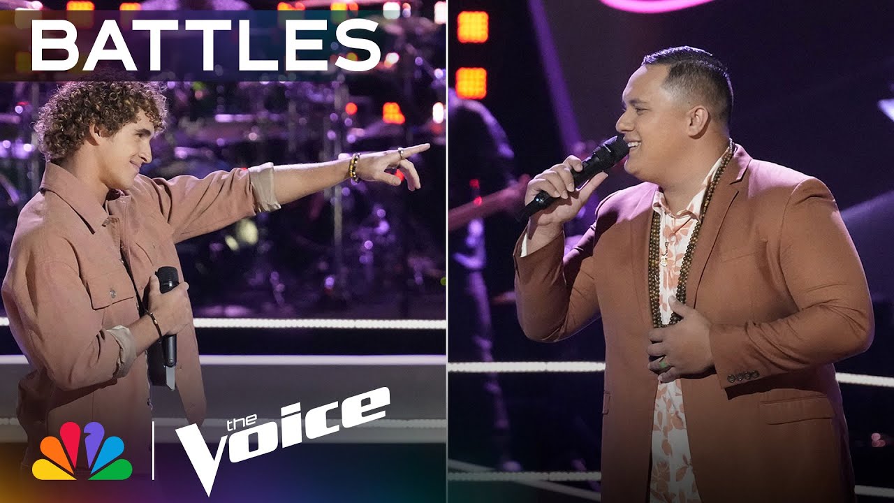 Gabriel Goes and Kamalei Kawa'a Honor Their Roots with "Over the Rainbow" | The Voice Battles | NBC