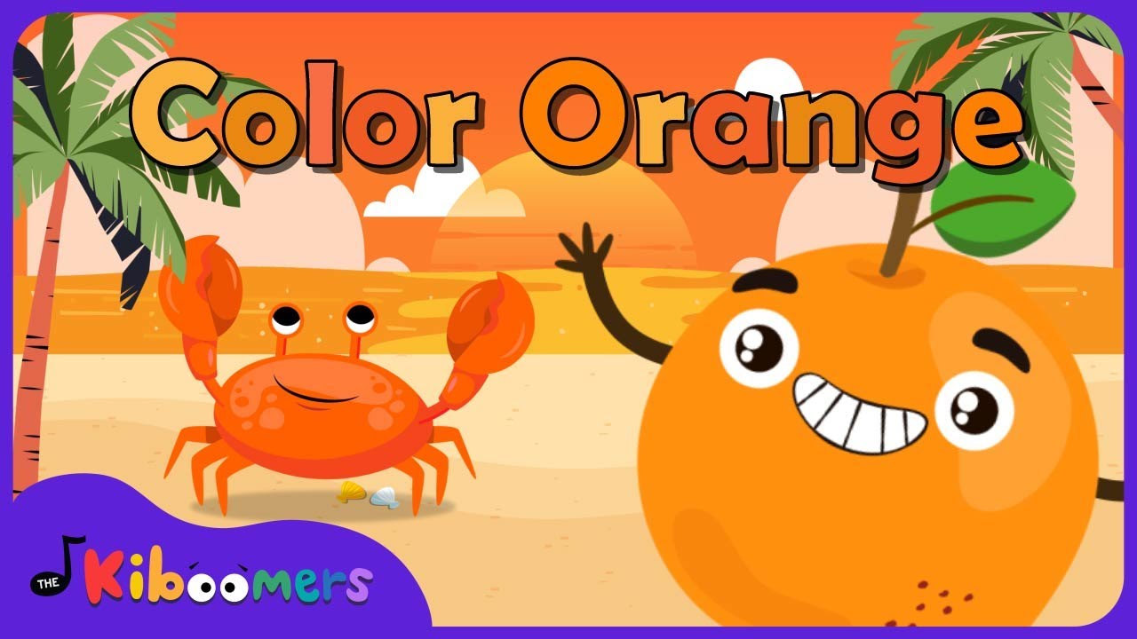 Meet the Color Orange Song - The Kiboomers Color Songs for Preschool