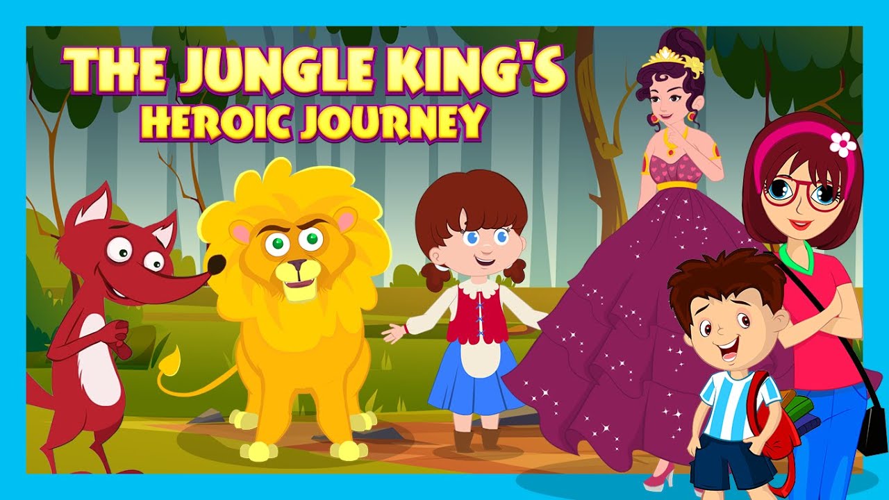 The Jungle King's Heroic Journey | Bedtime Story for Kids | Dreamy Tales | English Stories