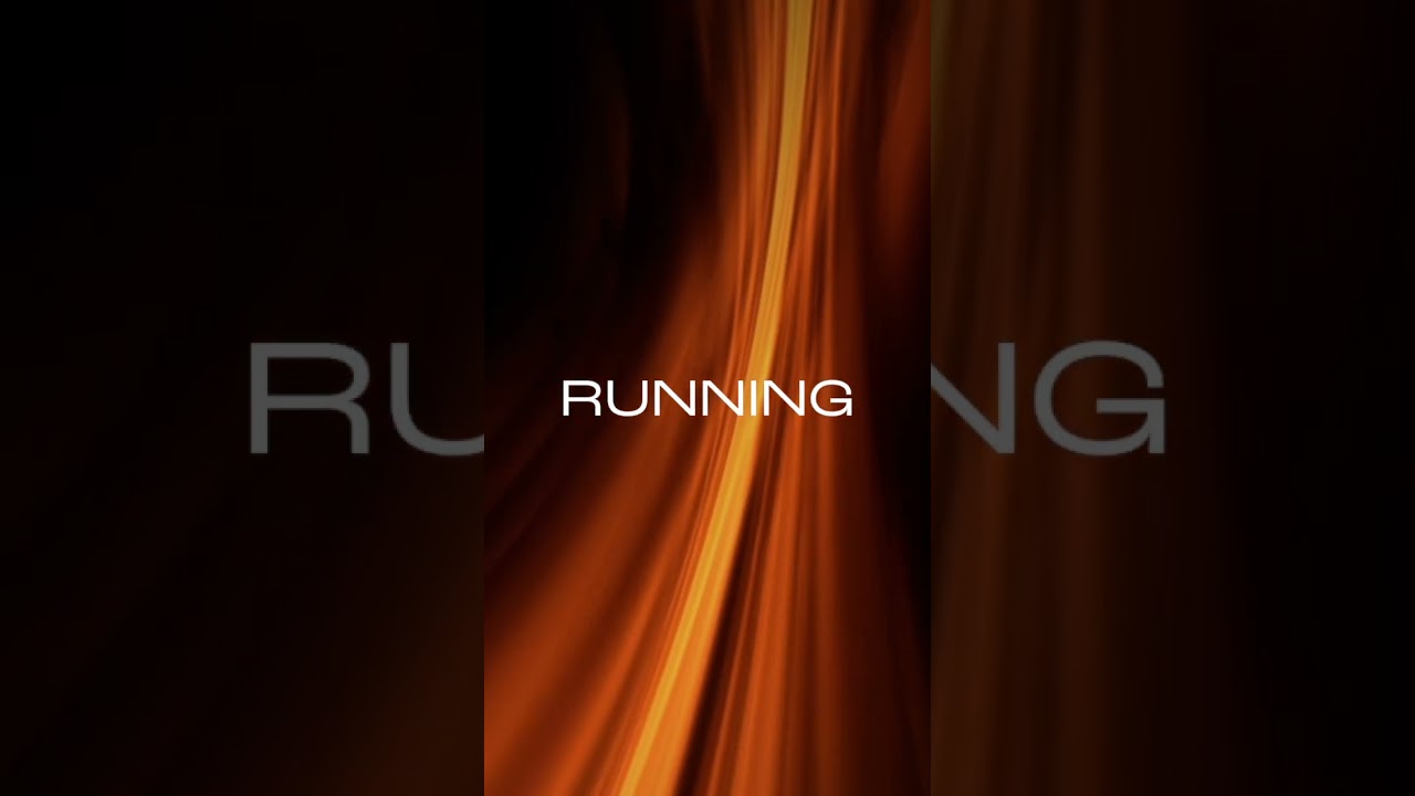 Running. Out now.