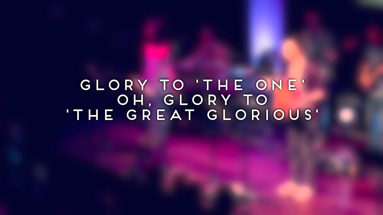 Glory To The One - Official Lyric Video - Live Vineyard Worship [taken from Waterfalls]