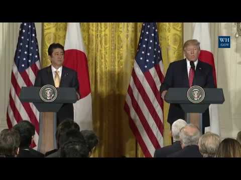 President Trump and Prime Minister Shinzō Abe