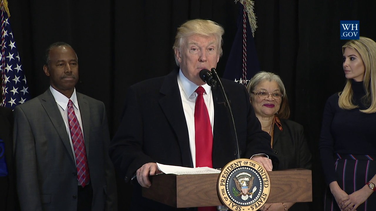 President Trump Speaks at the National Museum of African American History and Culture
