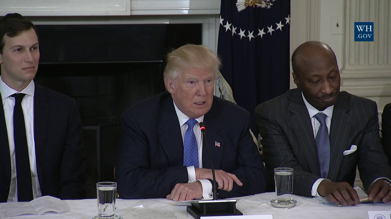 President Trump Leads a Listening Session with Manufacturing CEOs