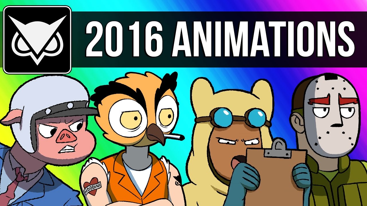 VanossGaming Animated 2016 Compilation (Moments from Gmod, GTA 5, Cod Zombies, & More!)