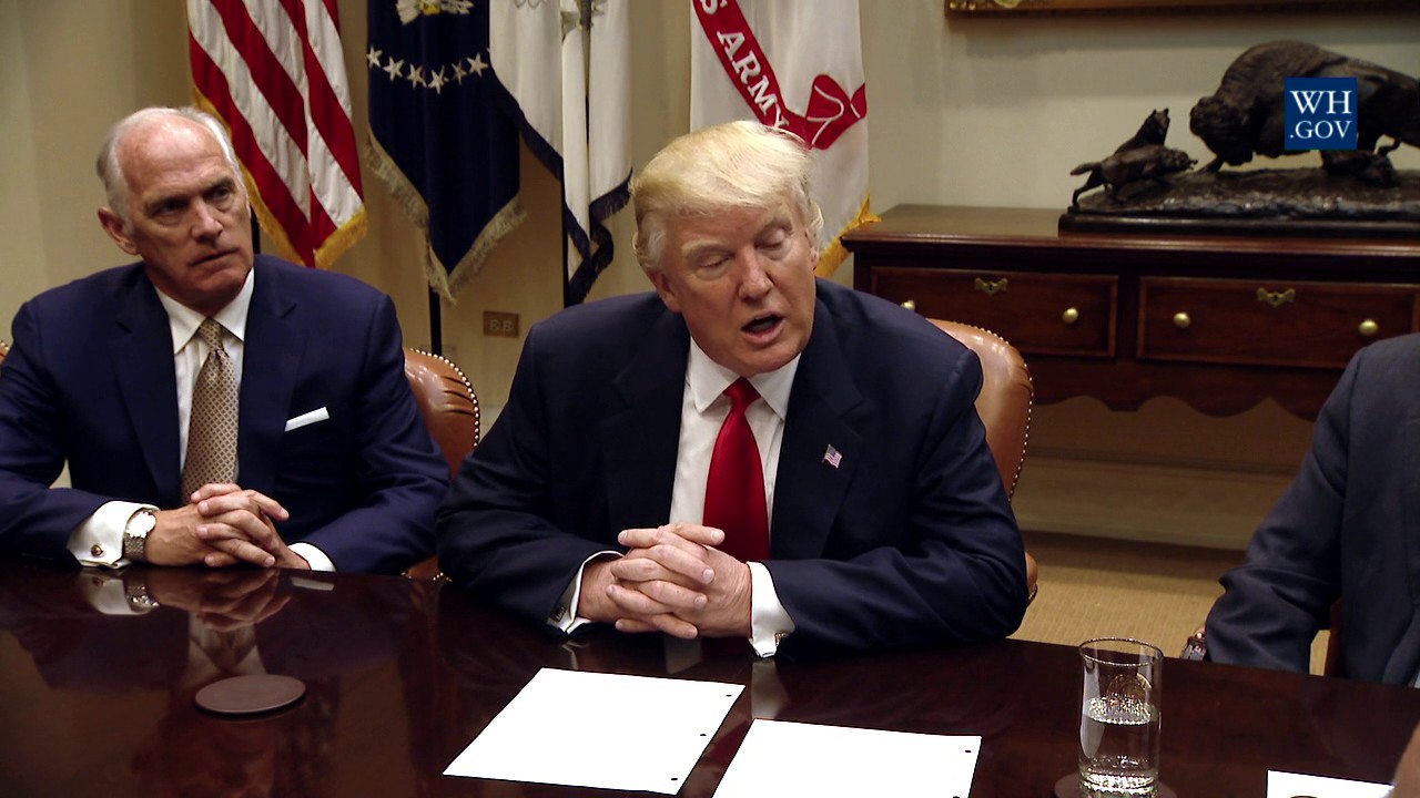 President Trump Leads a Listening Session with Health Insurance Company CEOs
