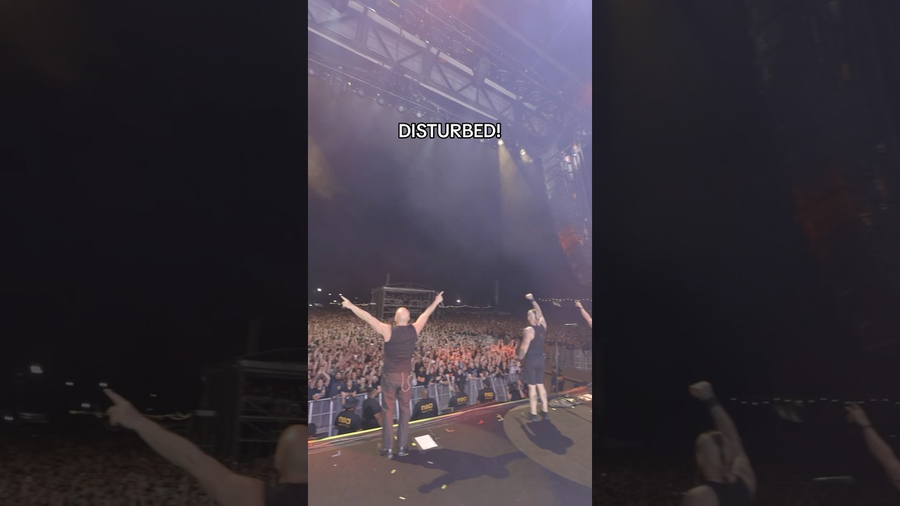My brothers & sisters, my blood at #Knotfest in #Melbourne...we are #DISTURBED! 🤘 #australia