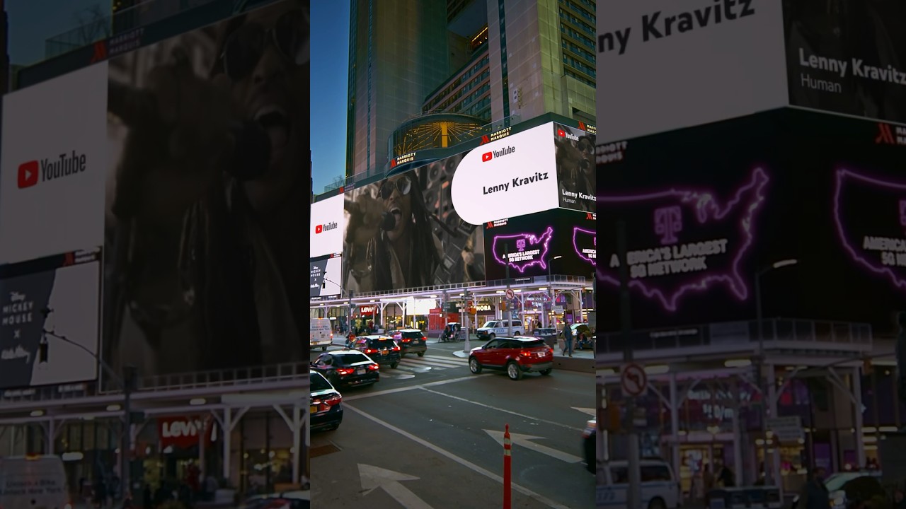 New York Times Square. @YouTubeMusic