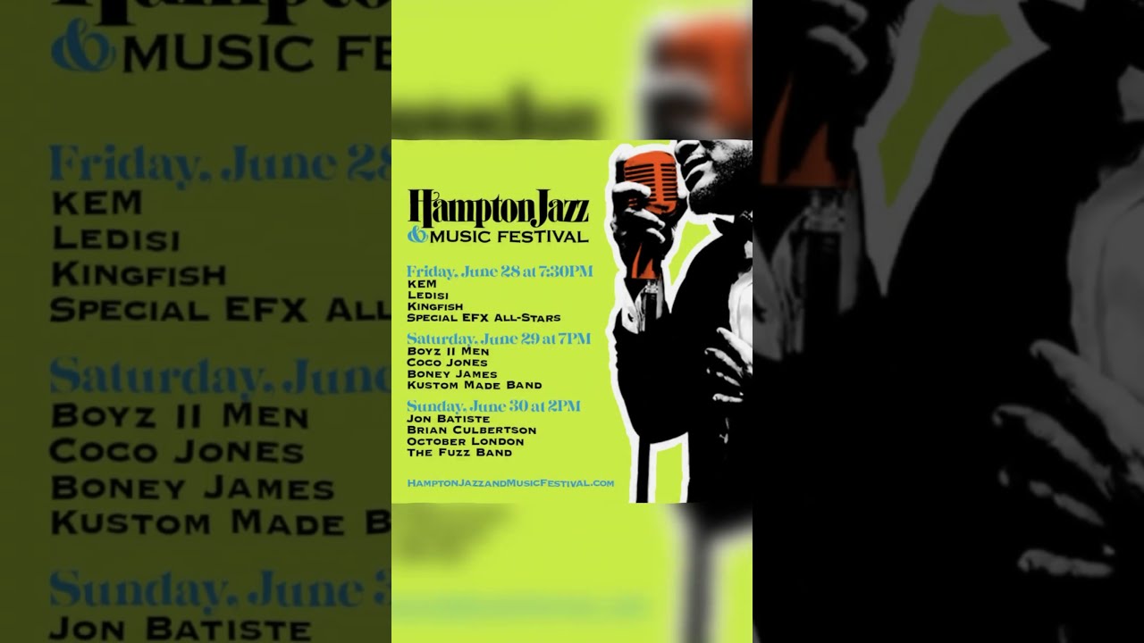 Boyz II Men headline 2024 Hampton Jazz & Music Festival!