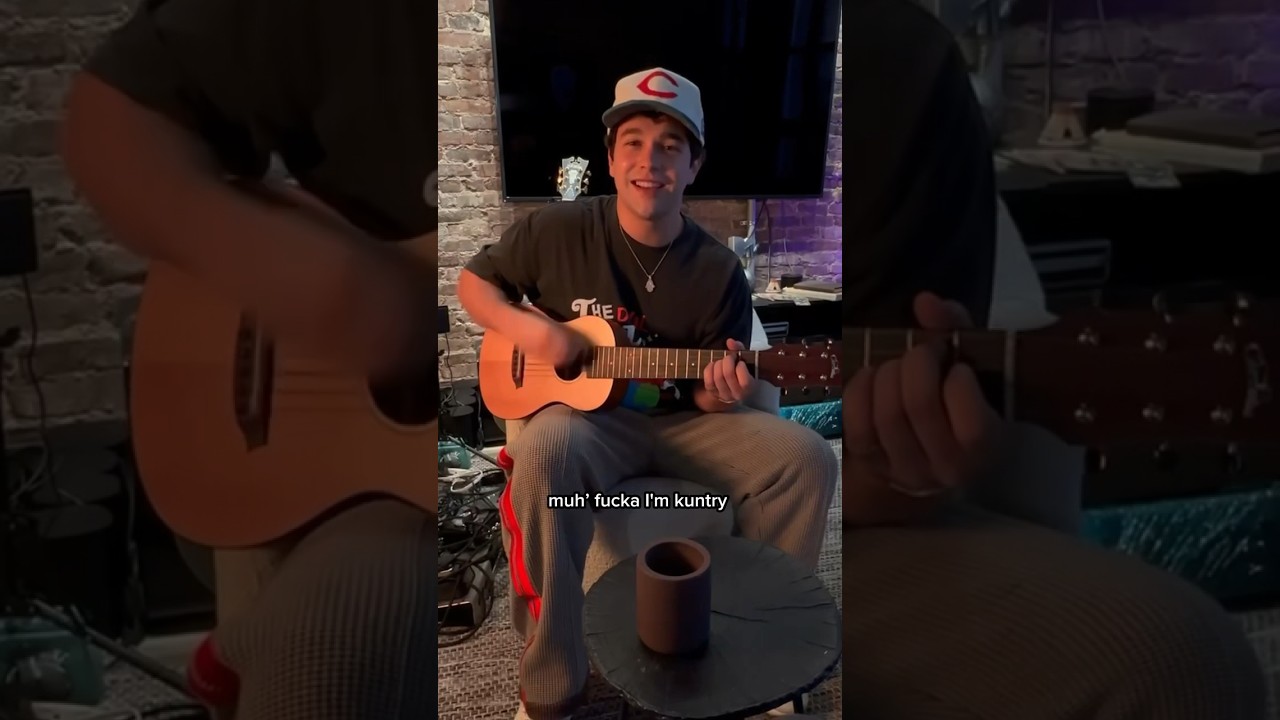 “Kuntry” acoustic 💪🔥 What other songs do you wanna hear me play acoustic? #countrymusic #acoustic