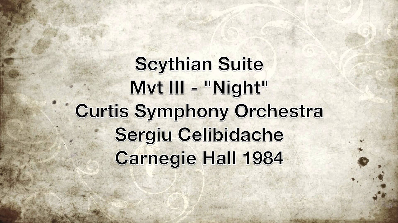 Scythian Suite - Mvt III - "Night" - Prokofiev
