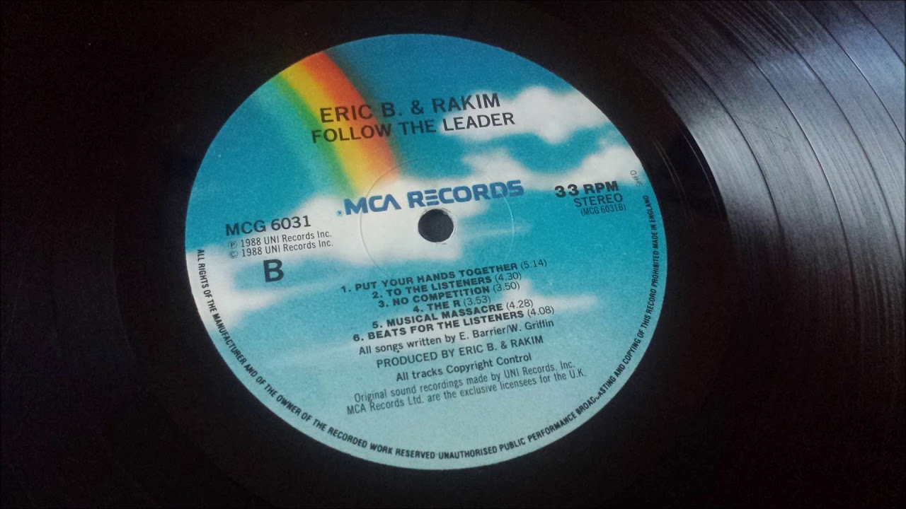 Eric B. & Rakim ‎- Beats For The Listeners
