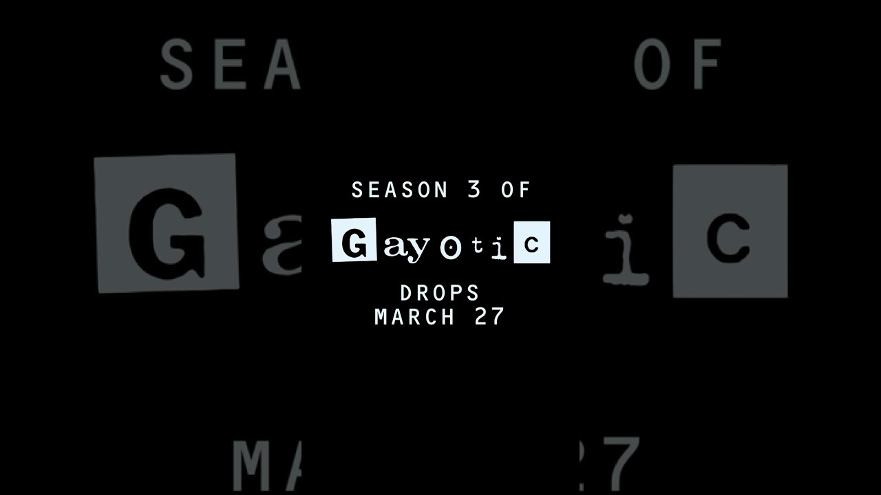 gayotic season three out tomorrow 🥲 #gayoticwithmuna #podcast #shorts