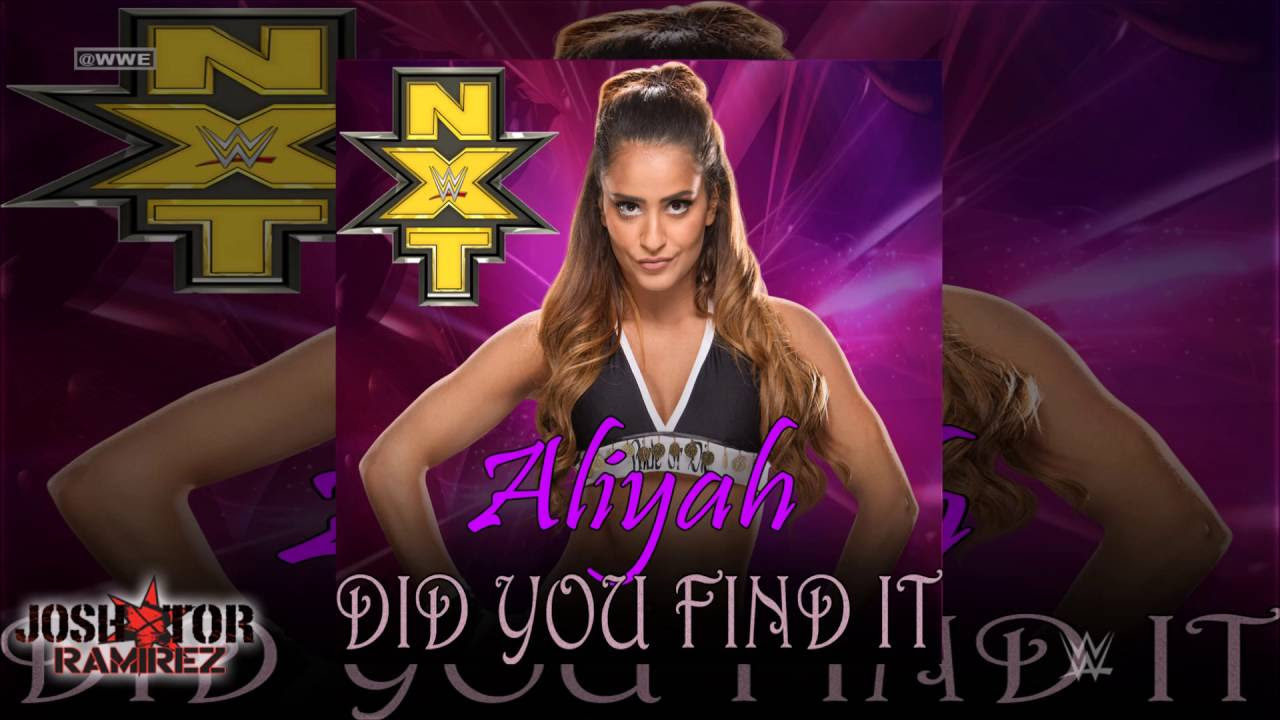 WWE NXT: Did You Find It (Aliyah) by Dexter French & Cut One - DL with Custom Cover