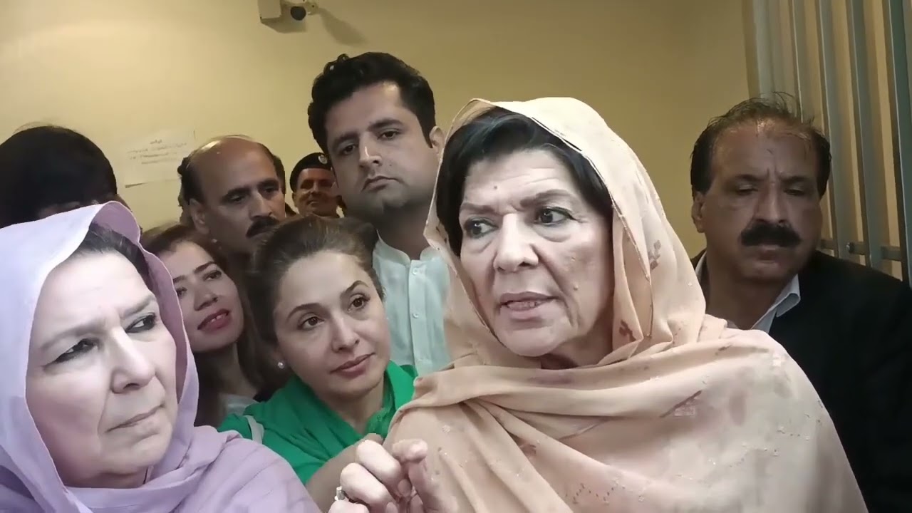 Islamabad: Former Prime Minister Imran Khan's Sister Aleema Khan Third Media Talk