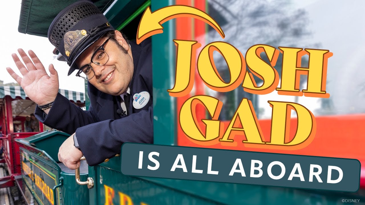 Josh Gad: New Disneyland Railroad Conductor | Disney Parks