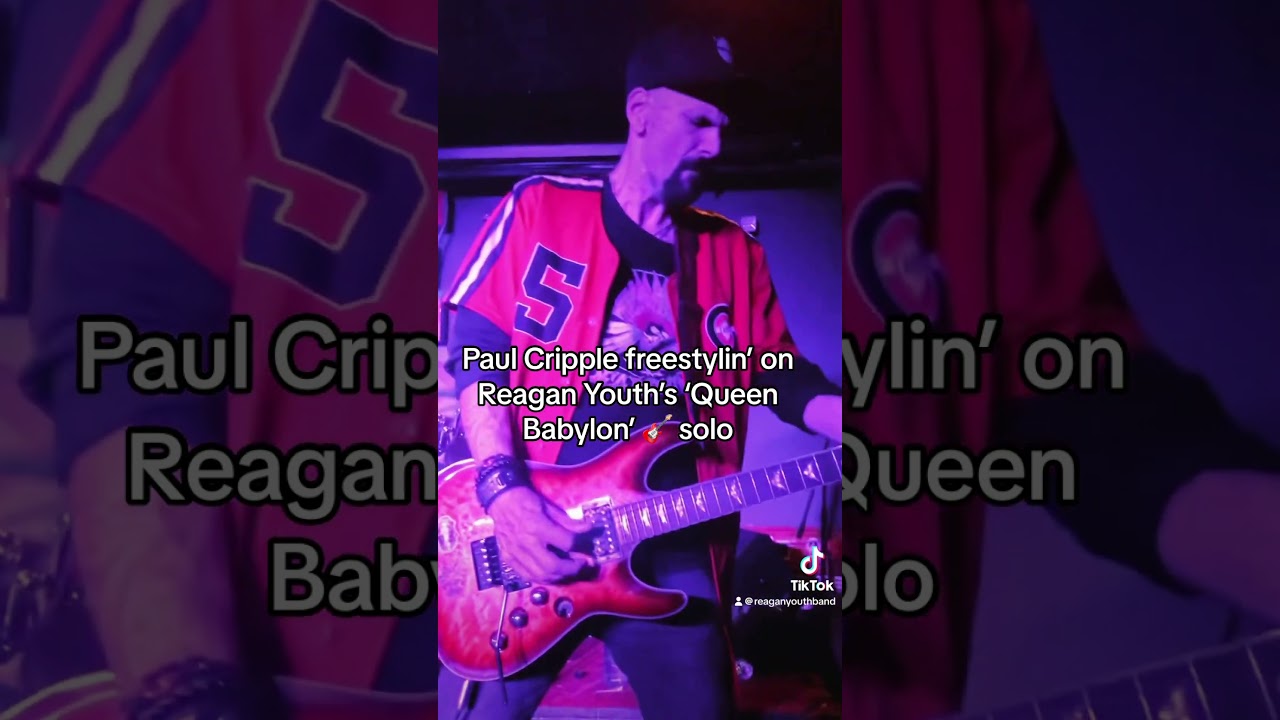 Freestylin’ on Reagan Youth’s ‘Queen Babylon’ 🎸 solo