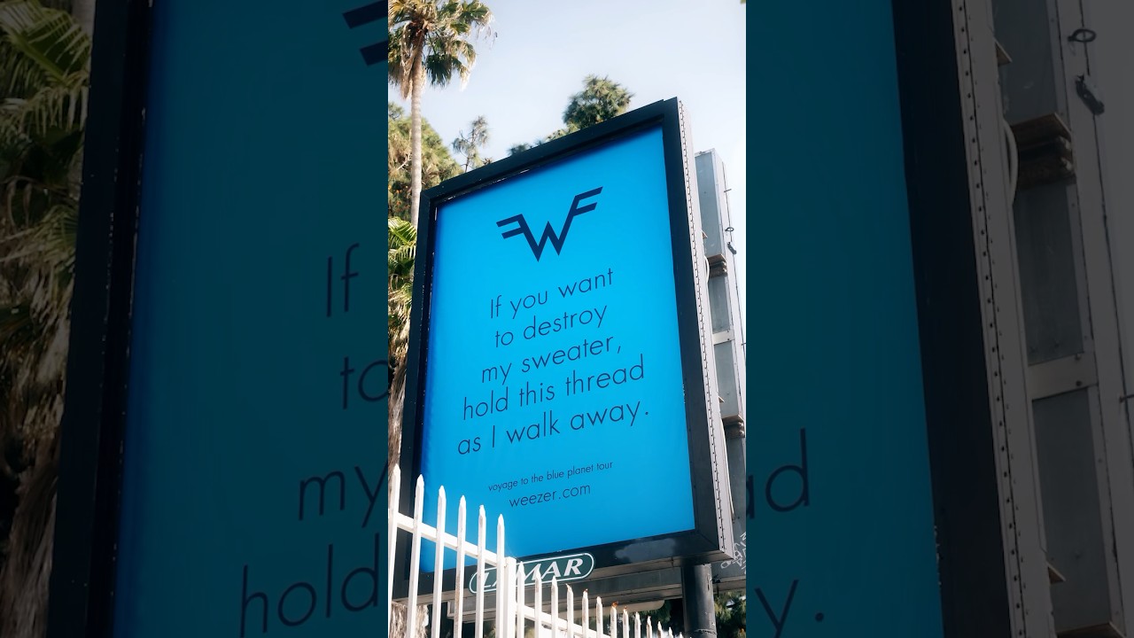 Spotted all over LA 👀🚀 https://weezer.com/tour