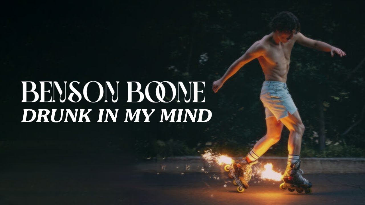 Benson Boone - Drunk In My Mind (Official Lyric Video)