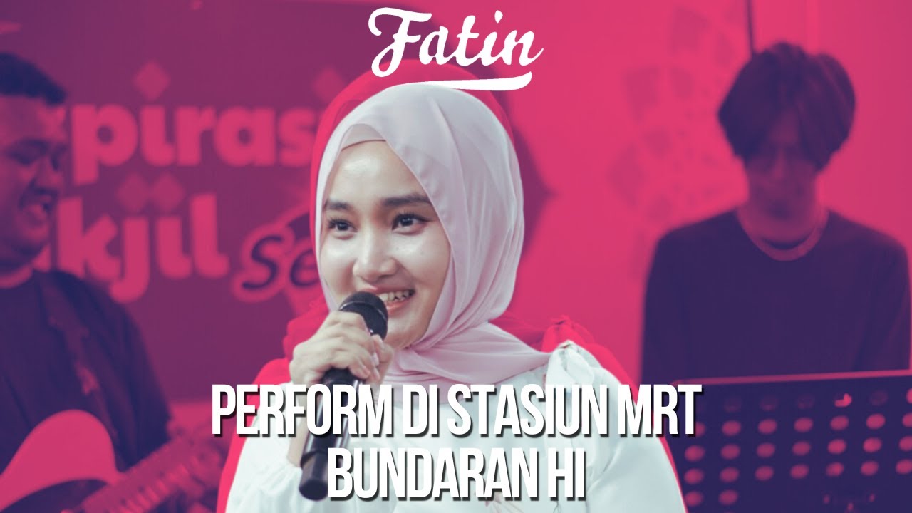 Fatin Perform di Stasiun MRT Bundaran HI