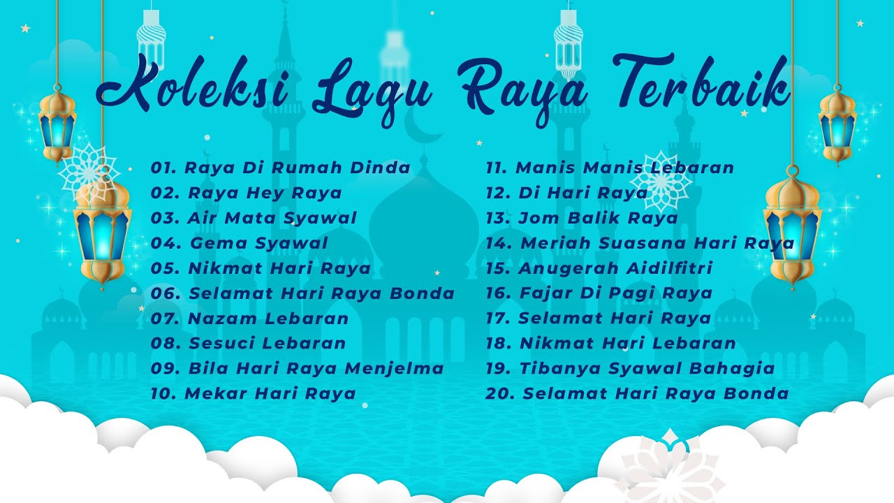 Koleksi Lagu Raya Hits Siti Nurhaliza dan Rakan-Rakan (Official Lyric Video)
