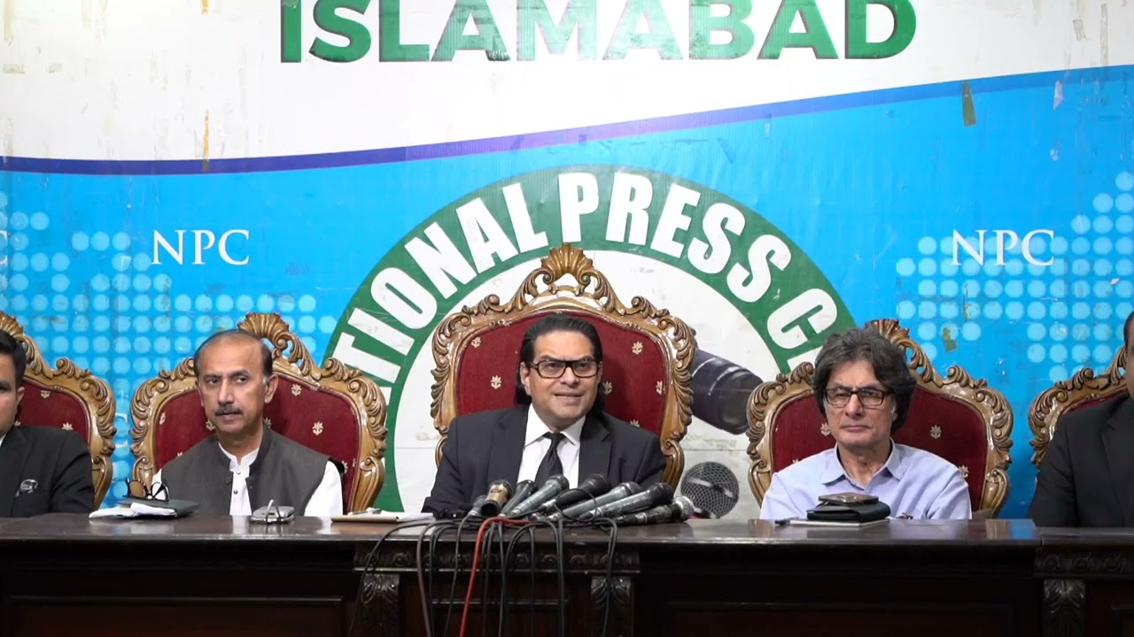 PTI Leaders Rauf Hassan & Salman Akram Raja Important Press Conference in Islamabad