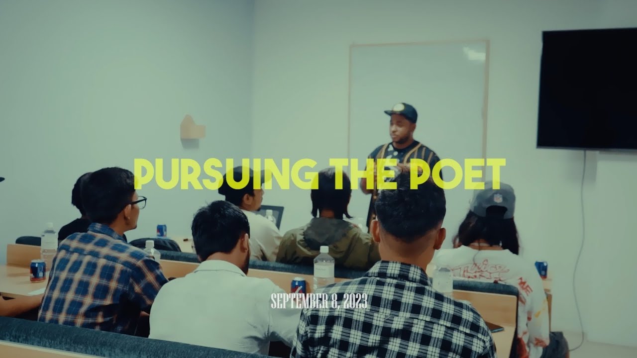 Pursuing the poet vlog - Raw Barz workshop