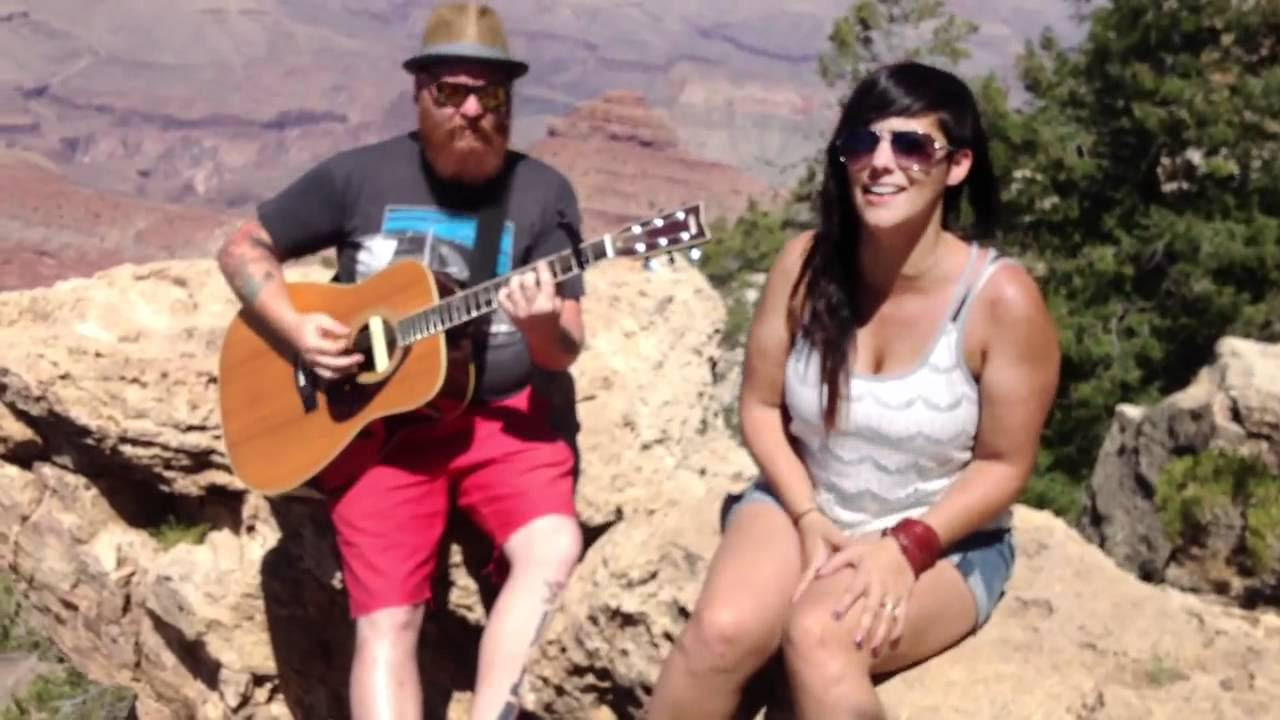 Felicia Barton Use Somebody cover at Grand Canyon (kings of Leon)