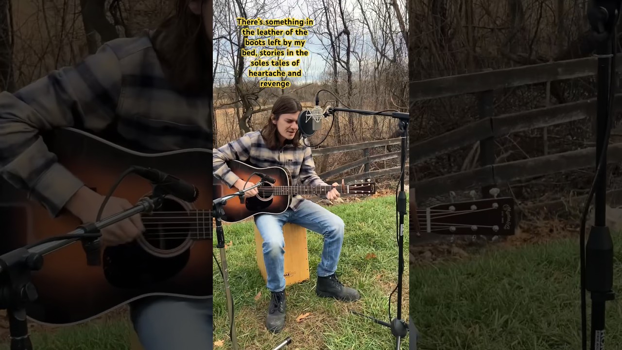This is called “something in the leather” full video on my page. #folkmusic  #singersongwriter