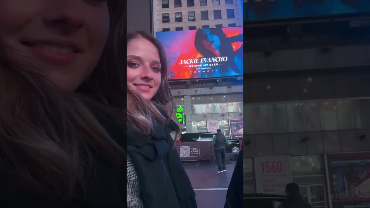One week since #BehindMyEyes was in Times Square. I'll never forget this moment! #shorts