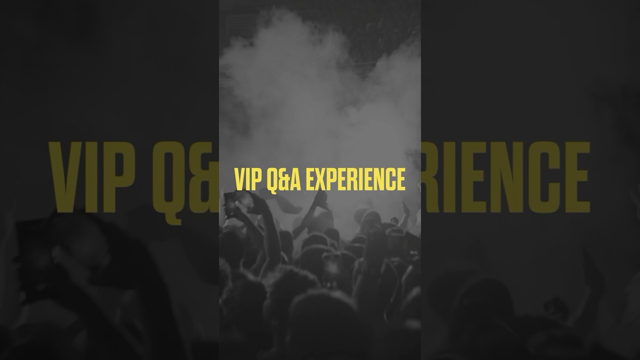 Take your #CrushTheWorldTour experience to another level. Upgrade to a VIP Package or Q&A session