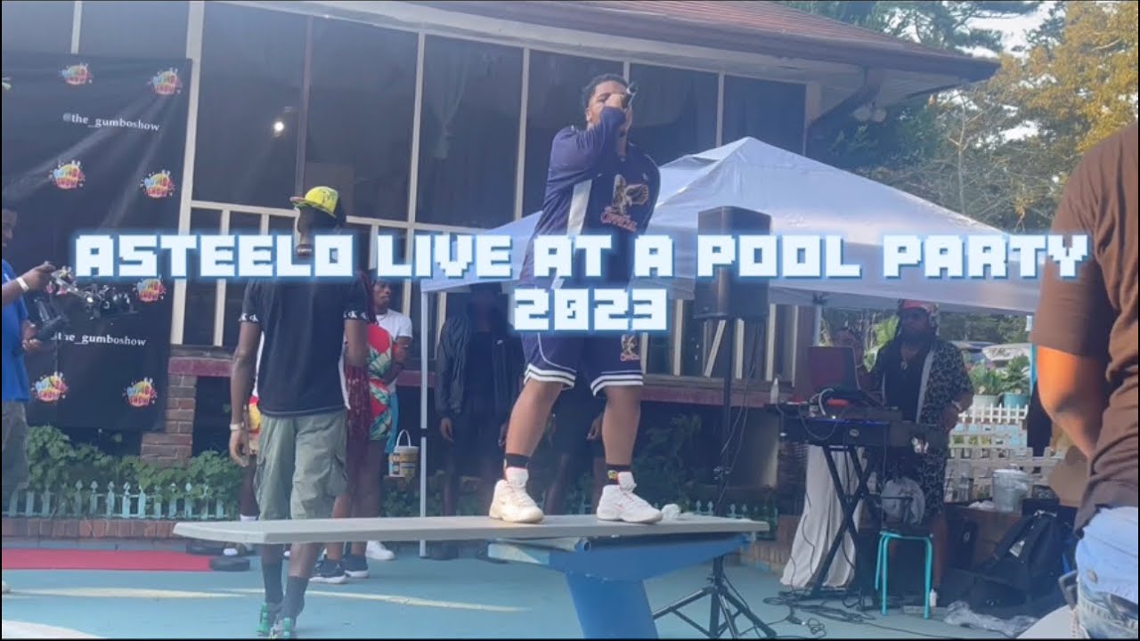 ASteelo Live At A Pool Party 8/5/23