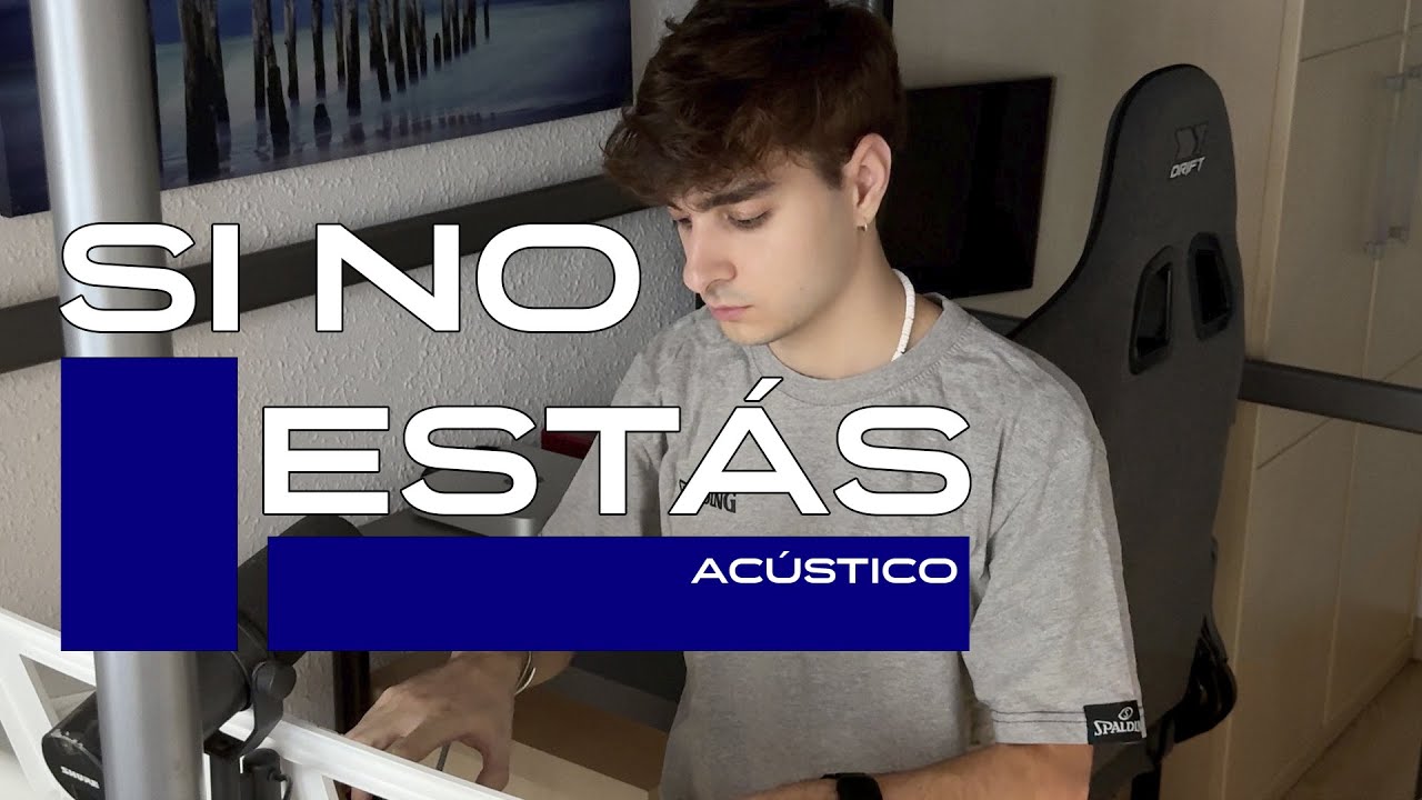 iñigo quintero - Si No Estás (Cover by Victor Pizarro) [Letra/Lyrics]