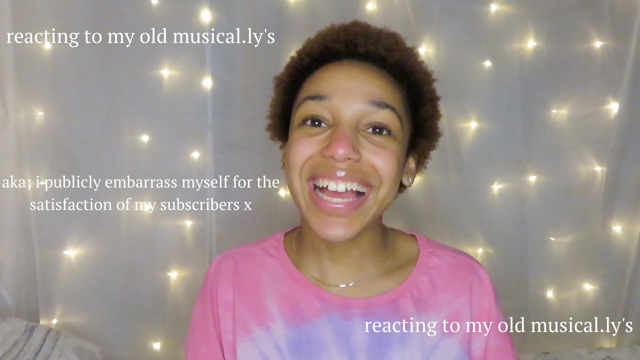 reacting to my old musical.ly's